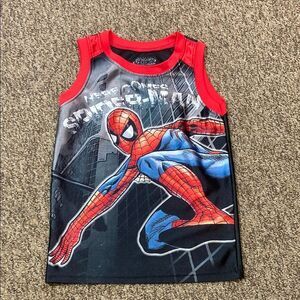 Spider-Man Sleeveless Tank Top Shirt Size 5